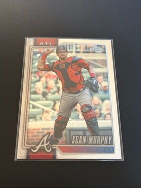 2026 Topps Chrome Sean Murphy Baseball Card - Atlanta Braves